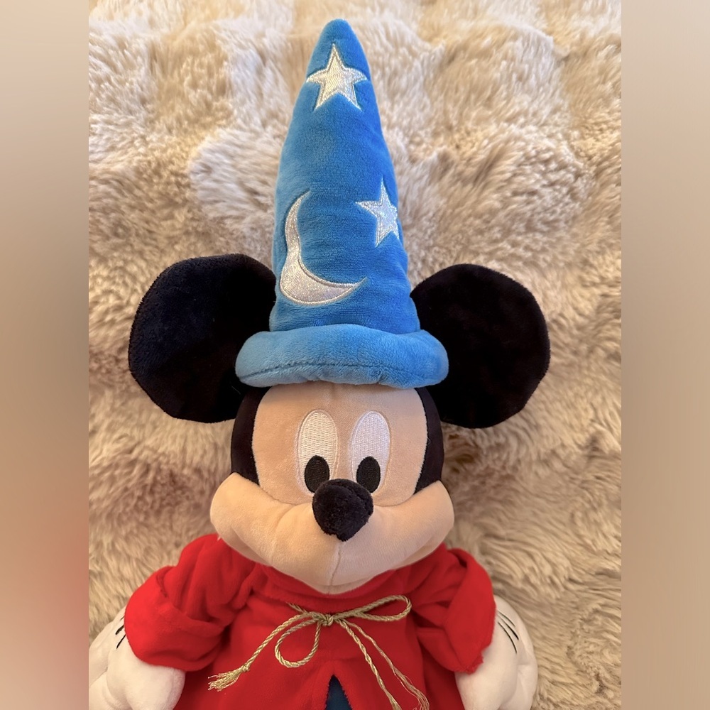 Vintage Disney Mickey Mouse Fantasia Wizard Stuffy - Picture 4 of 4